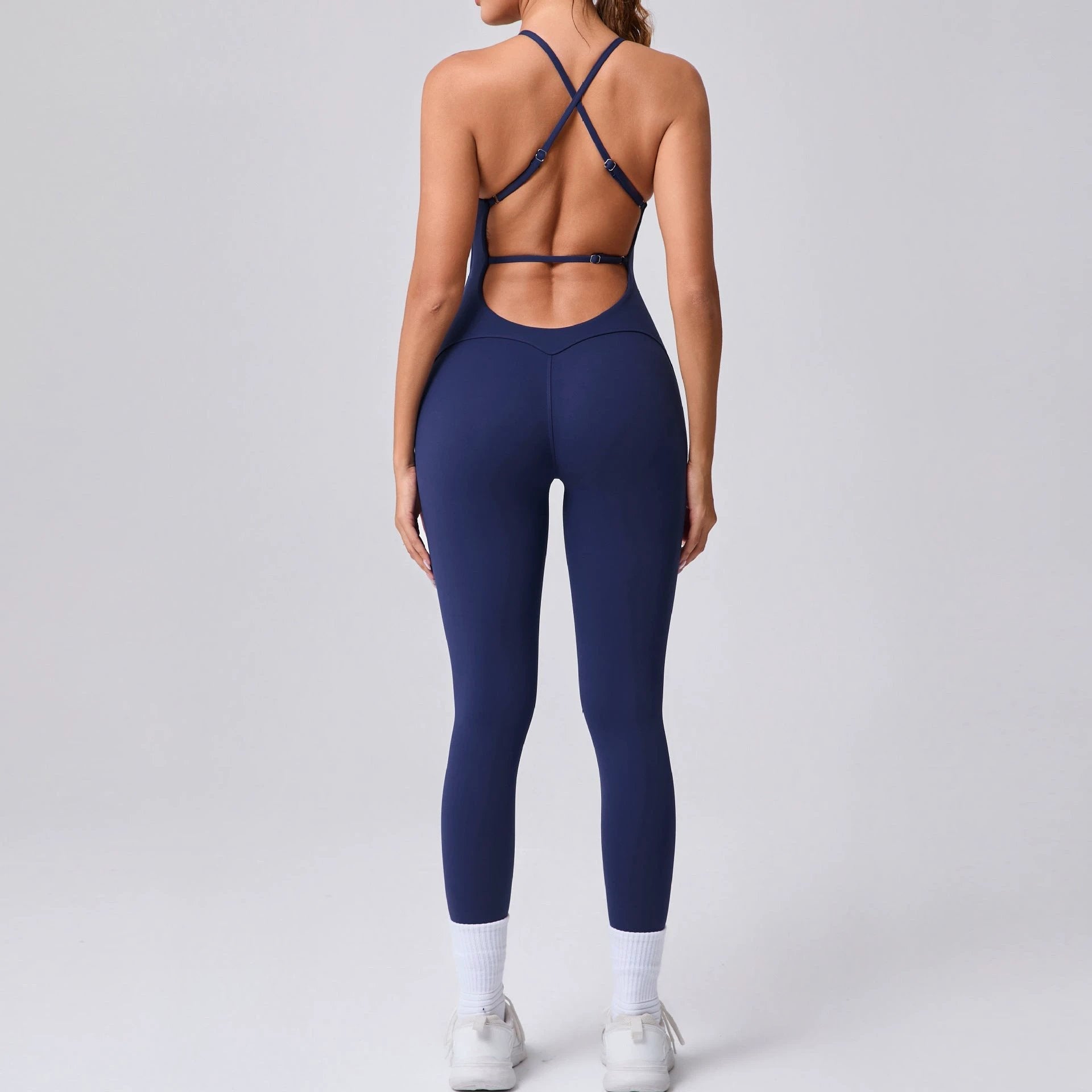 Sports Workout Clothes Tight Yoga Jumpsuit