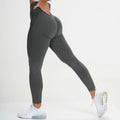 Ultra Soft Women Seamless Leggings Female Sport Slim Shorts Tight Fitness High Waist Women Clothing Gym Workout Pants Athletic Female Pants For Workout